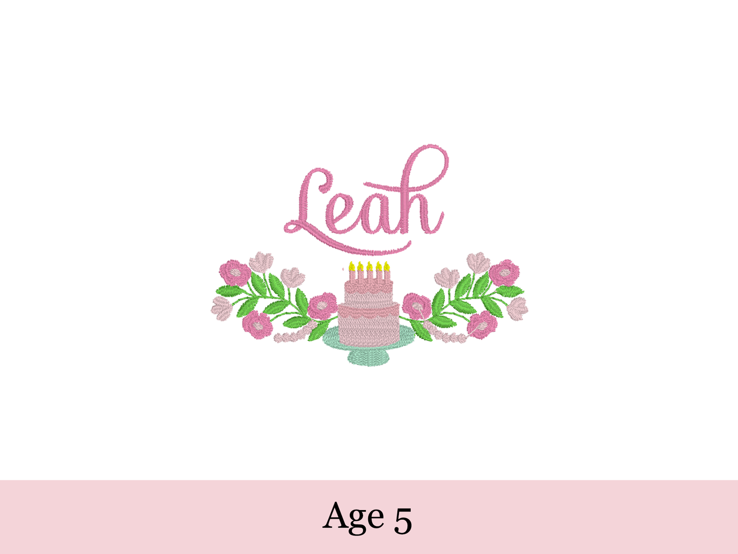 Personalized Birthday Embroidered Dresss
