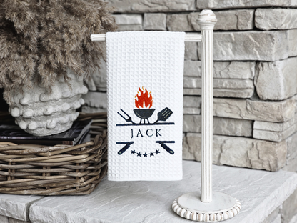 Personalized BBQ Grill Towel: